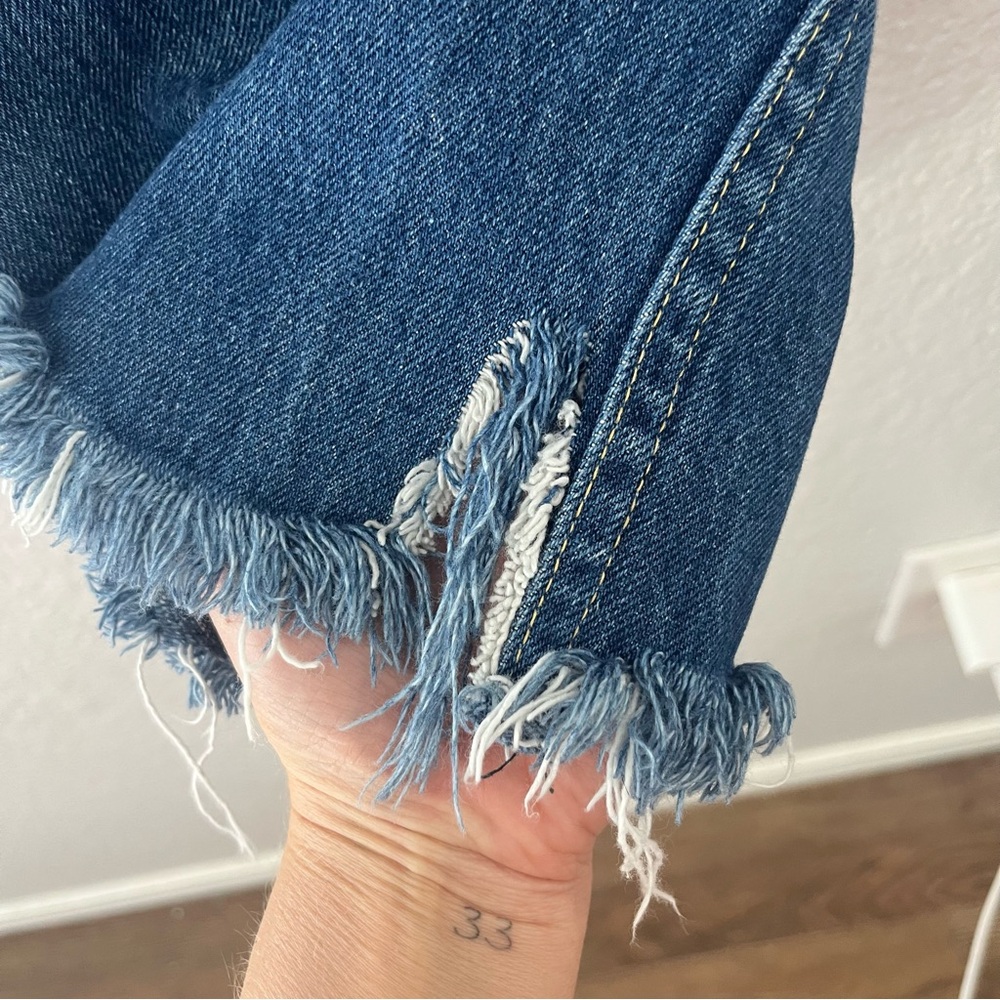 Lee Vintage Patchwork High Rise Crop Jeans - Picture 12 of 16